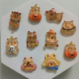 CHARM PHÁT SÁNG CAPYBARA -CHARM GẮN DÉP CAPYBARA SIÊU HOT