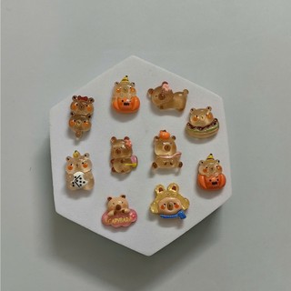 CHARM PHÁT SÁNG CAPYBARA -CHARM GẮN DÉP CAPYBARA SIÊU HOT