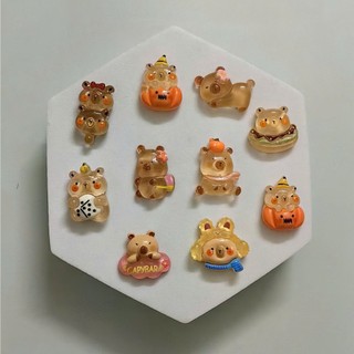 CHARM PHÁT SÁNG CAPYBARA -CHARM GẮN DÉP CAPYBARA SIÊU HOT