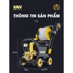 Máy Rửa Xe Công Nghiệp KAW Tầm Phun Xa 10M, Công Suất Lớn 3000W, Dây Ra Vào 20 Mét Dễ Dàng Sử Dụng — ảnh 2