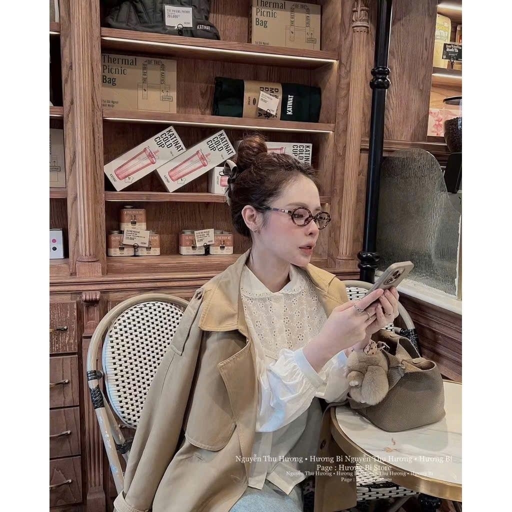 [𝑯𝒂 𝑨𝒏𝒉]Áo Sơ Mi Cổ Sen Boi QCL1