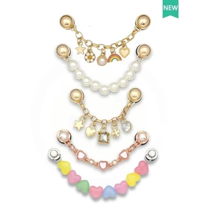 Phụ kiện kim loại, miếng dán sandal màu macaron, nút dép, trang trí sandal cho người lớn và trẻ em