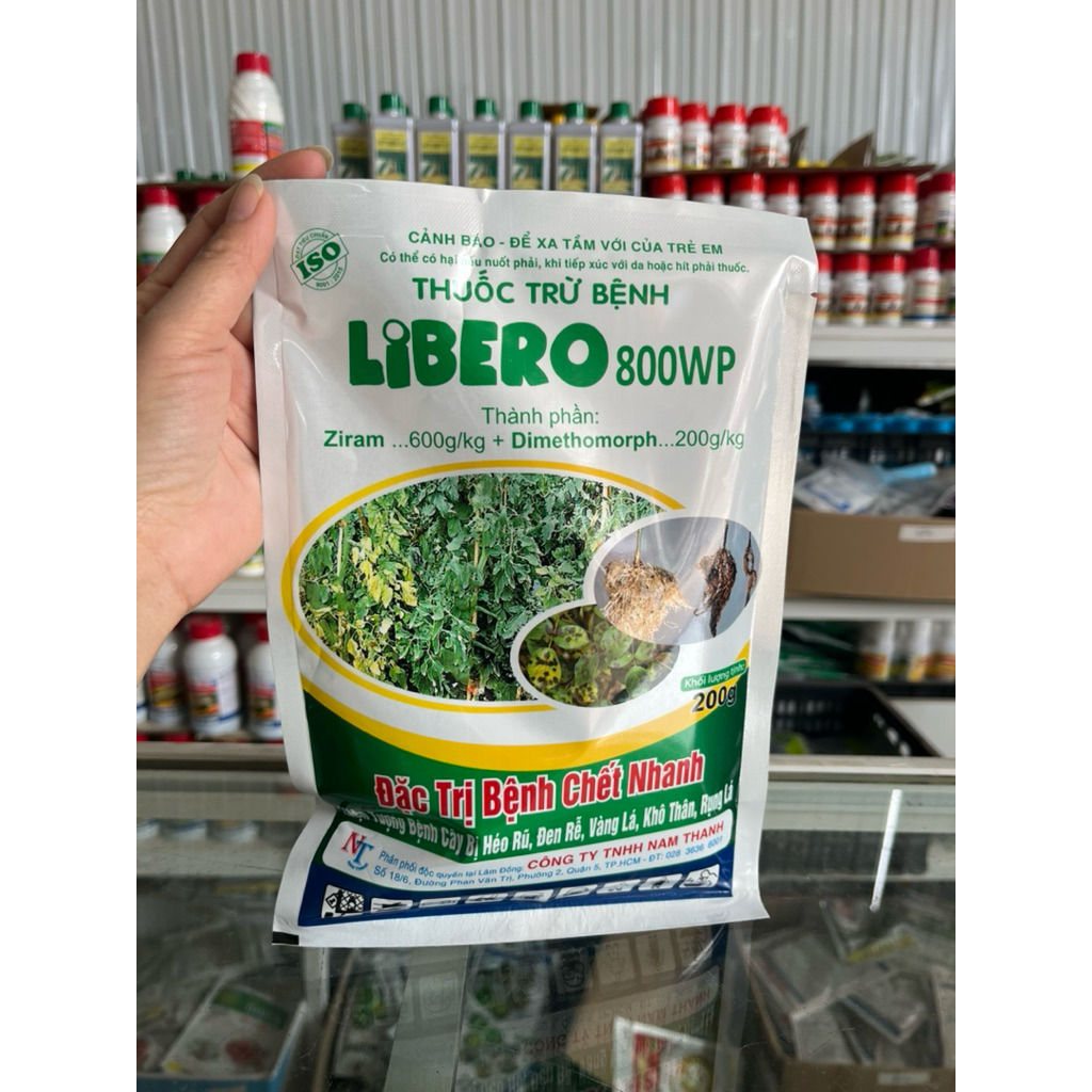 LIBERO 800WP Đồng xanh(100gr)- phòng héo xanh, vàng lá, rụng lá