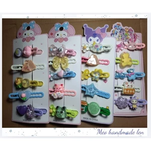 Set ngẫu nhiên 5 kẹp tóc mái, kẹp tóc charm, kẹp tóc trẻ em