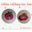 Pin/Ghim cài, kẹp tóc trái táo, apple - handmade len - crochet