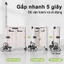 SUNNY Xe Đẩy Mua Sắm Có Thể Gấp Gọn Xe Kéo Hàng Chở Đồ Siêu Thị Nhựa Xe Đẩy Vận Chuyển Hàng Hóa