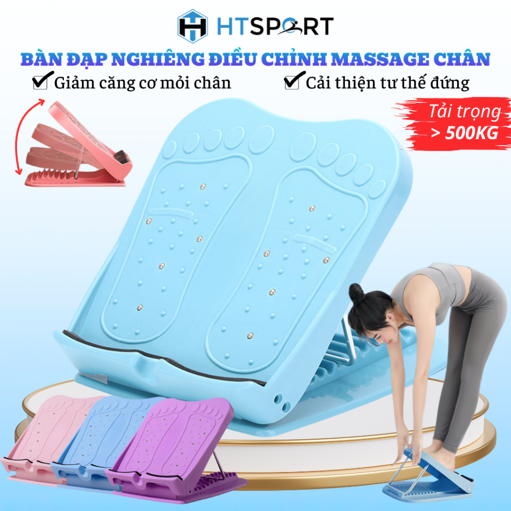 Bàn Đạp Nghiêng Điều Chỉnh Massage Chân Nhiều Cấp Độ, Hỗ Trợ Tập Thẳng Chân Co Giãn Cơ Bắp, Dụng Cụ Yoga