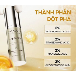 Tinh Chất Hỗ Trợ Cải Thiện Sắc Tố, Mờ Thâm Nám Casmara Clarifying Concentrated Serum