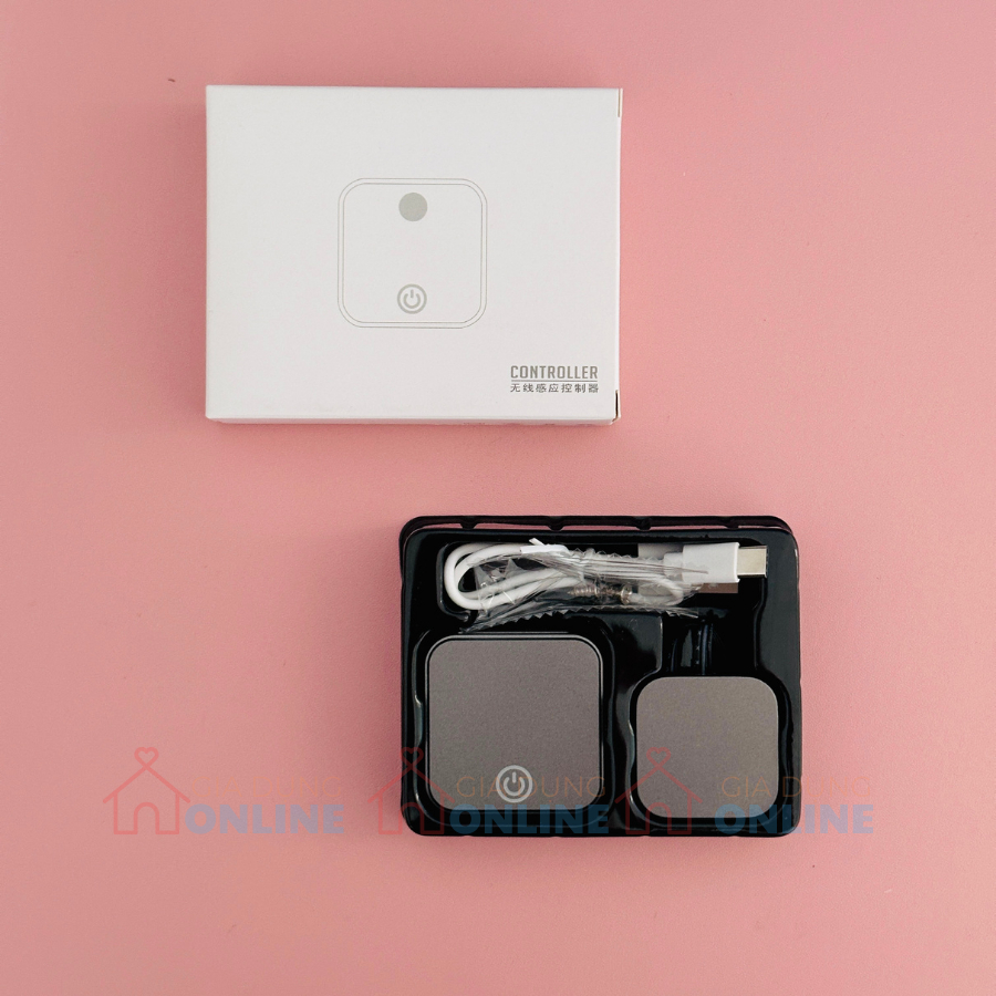 Bộ công tắc không dây (chạm/đóng mở/cơ thể/quơ tay) cho đèn led tủ bếp, quần áo, trưng bày, cầu thang...