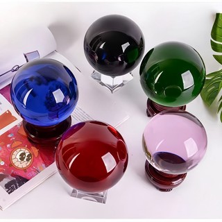 Quả Cầu Pha Lê  Trong Suốt  50MM Nhiều Màu Trang Trí Phòng Khách Nội Thất