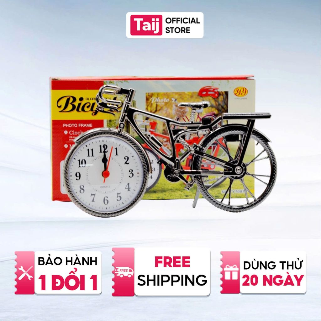 Đồng Hồ Báo Thức Nhựa Cổ Điển Hình Vuông, Đồng Hồ Báo Thức Để Bàn Vỏ Nhựa Bền Siêu Nhẹ Báo Thức Hiệu Quả