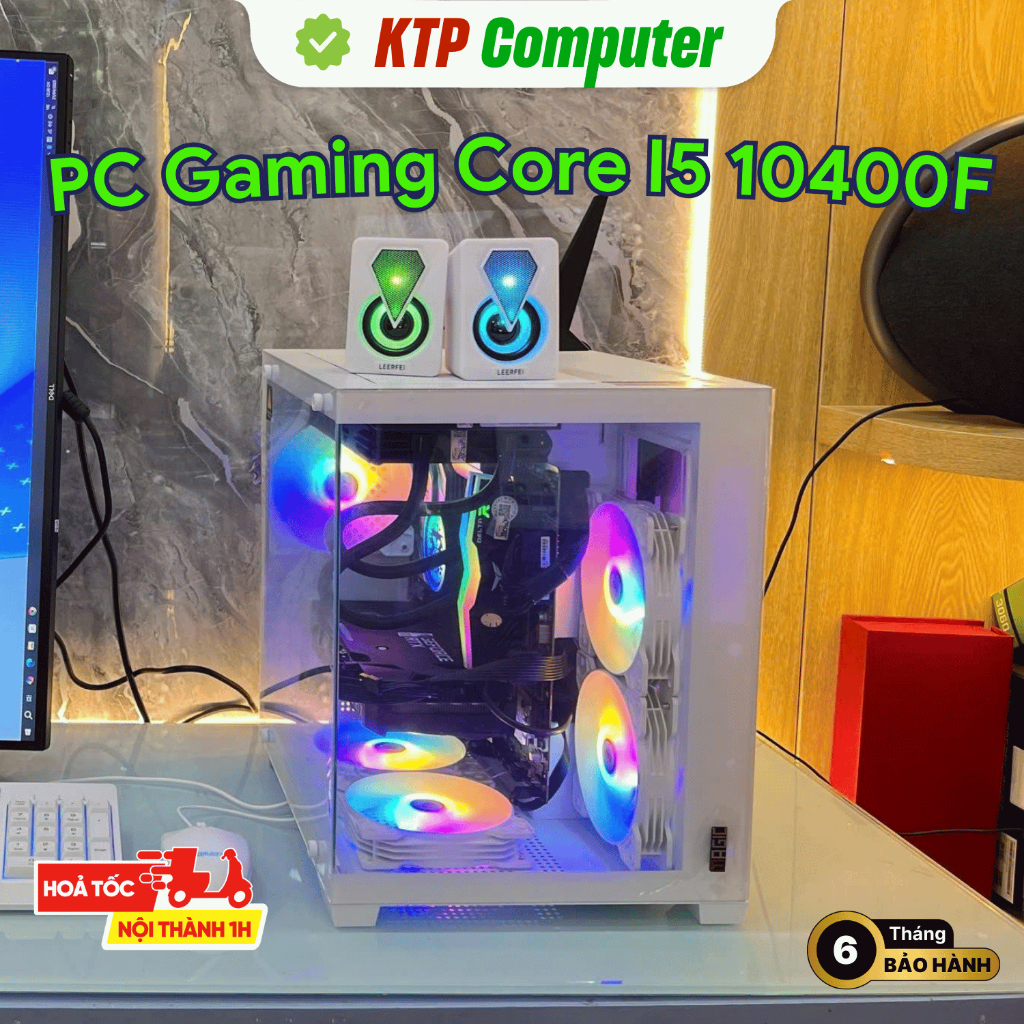 Combo PC Gaming Core I5 10400F (16Gb Ram - 512Gb SSD - VGA GTX