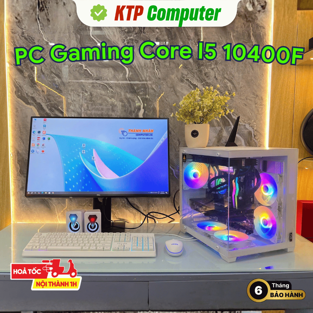 Combo PC Gaming Core I5 10400F (16Gb Ram - 512Gb SSD - VGA GTX
