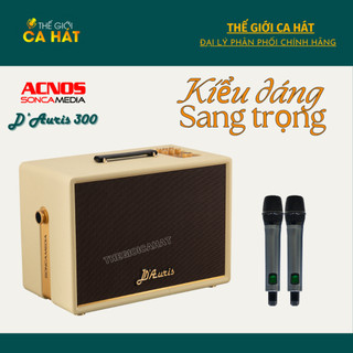 ACNOS D'Auris 300 Loa Karaoke cao cấp SIÊU TRẦM - SẠCH TIẾNG Soncamedia - Tặng dây Optical nối TV