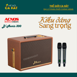 ACNOS D'Auris 300 Loa Karaoke cao cấp SIÊU TRẦM - SẠCH TIẾNG Soncamedia - Tặng dây Optical nối TV