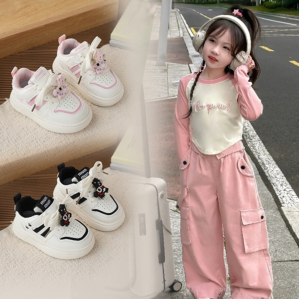 Bella mẫu giày thể thao thời trang mới cho bé gái, giày chạy bộ chống trượt và thoải mái.