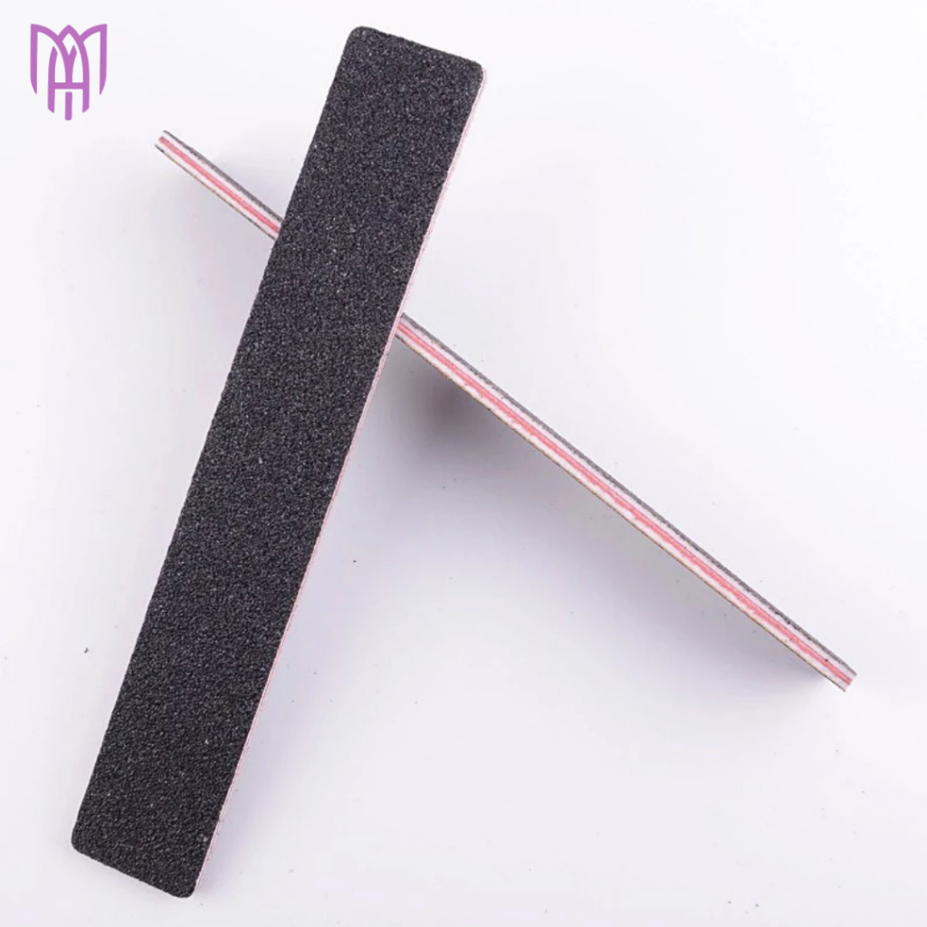 [Mua5Tặng1] Dũa Móng Giả Phá Bột Mary Artistry Vuông Đen Lớn Cứng Cáp Chuyên Nghiệp