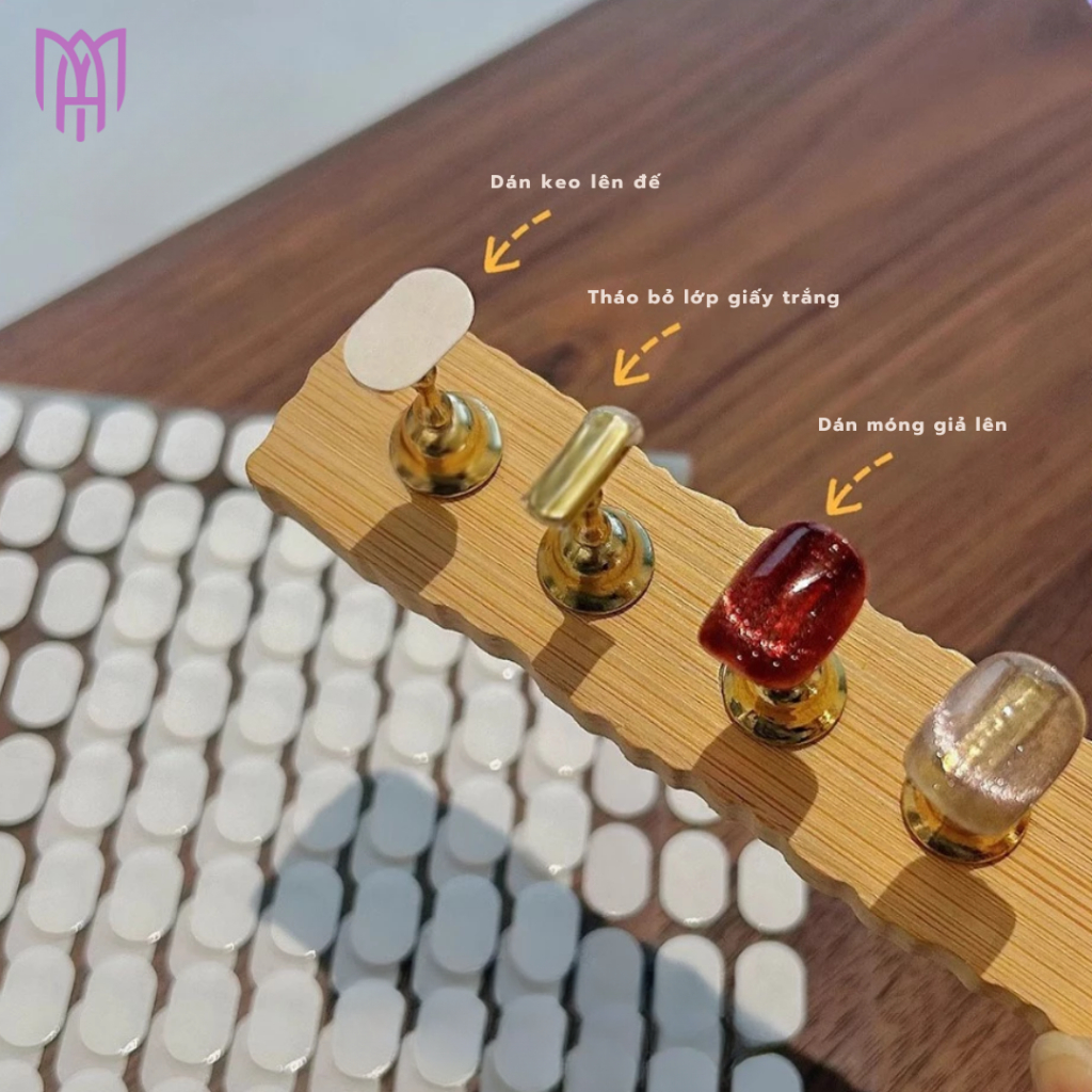 [Mua5Tặng 1] Keo Dán Móng Trong Mary Artistry Đa Năng, Keo Gắn Đế Móng Giả - Tái Sử Dụng 100m/tờ