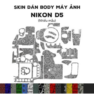 Skin 3M dán Nikon D5 (Nhiều mẫu) | Miếng film dán chống bám bẩn cho body máy Nikon D5