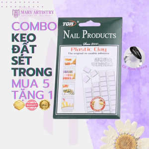 Keo Đất Sét Trong Đa Năng, Keo Cố Định Gắn Đế Móng Giả - Tái Sử Dụng 90v