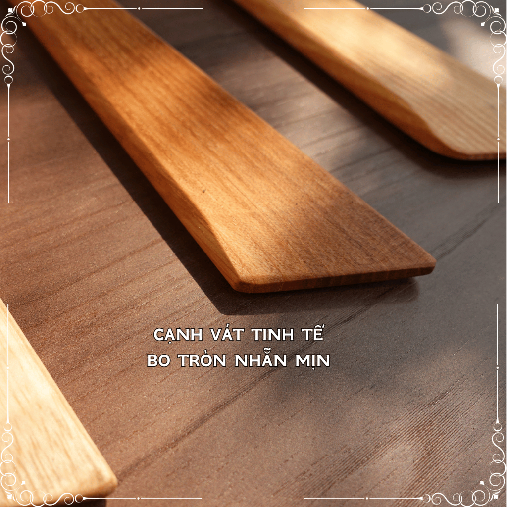 [1 Cái] Sạn Gỗ Đa Năng KOMORA, Khắc Theo Yêu Cầu, Đa Dụng, Quết Bơ, Xới Cơm, Xào Nấu, Bền Chắc, An Toàn Sức Khỏe