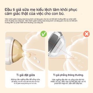 Youkebei Bộ Bình Sữa Thủy Tinh Borosilicate – Chống Sặc, An Toàn, Không BPA