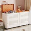 STON Hộp Đựng Quần Áo Gấp Gọn Cỡ Lớn Có Bánh Xe Hộp đựng đồ chơi lớn Thùng Nhựa Đựng Đồ Đa Năng Kín và chống bụi