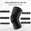 Đai Bảo Vệ Đầu Gối Thể Thao Có 2 Lò Xo 7614 Trợ Lực Silicon Giúp Giảm Chấn Thương, Giảm Đau