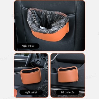 SEAMETAL Hộc Để Chai Nước, Cốc, Điện Thoại Gắn Lưng Ghế Ô Tô  Kẹp Sau Tiện Lợi Thùng Chứa Đồ Đa Năng
