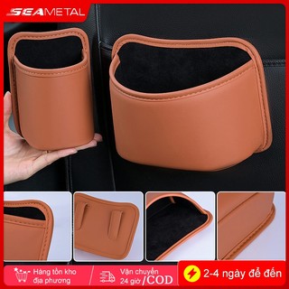 SEAMETAL Hộc Để Chai Nước, Cốc, Điện Thoại Gắn Lưng Ghế Ô Tô  Kẹp Sau Tiện Lợi Thùng Chứa Đồ Đa Năng
