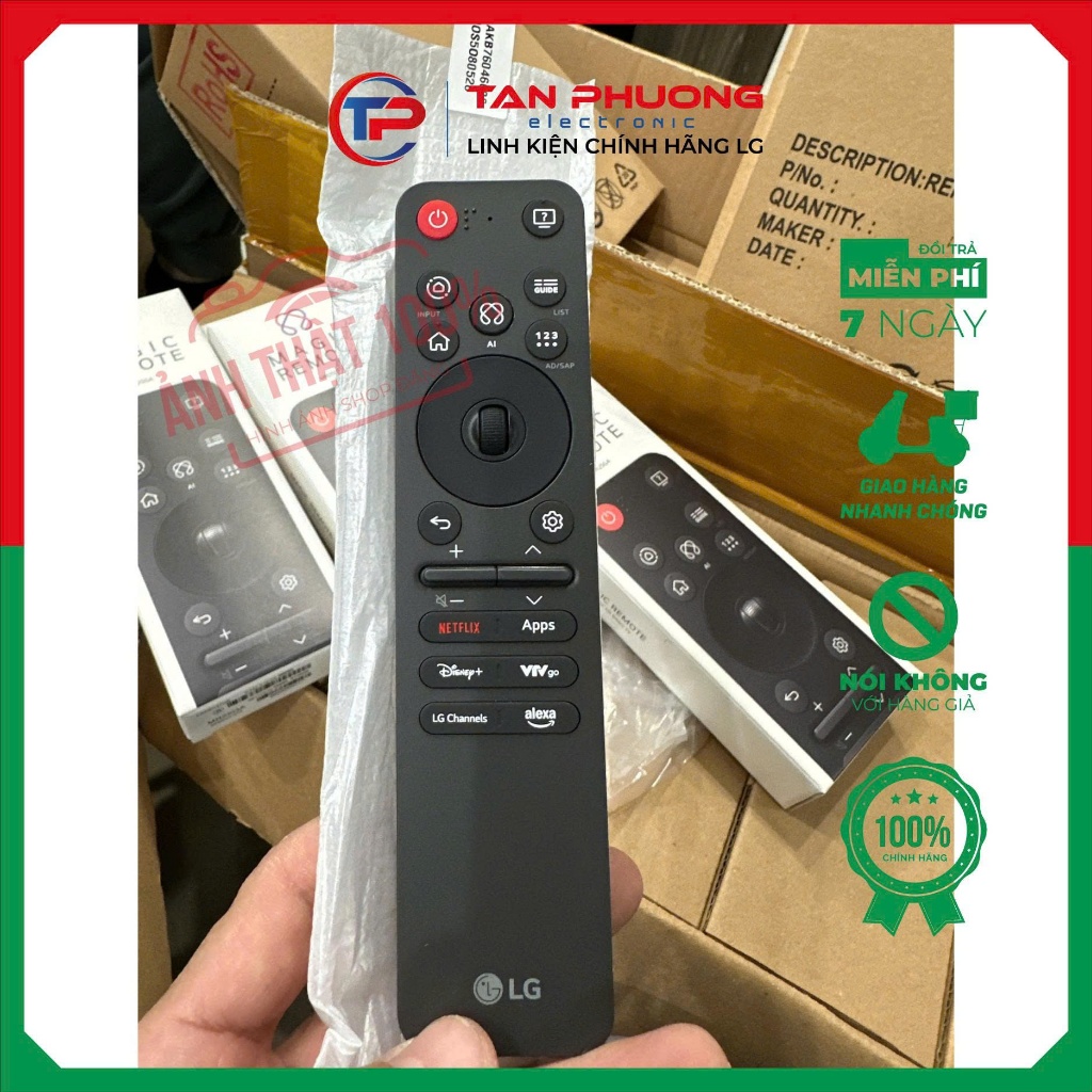 ĐIỀU KHIỂN THÔNG MINH AI LG – MAGIC REMOTE MR25 | Shopee Việt Nam