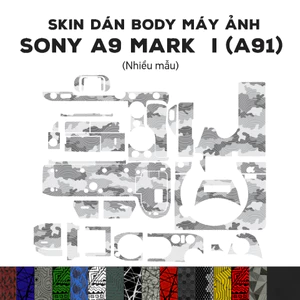 Skin 3M dán Sony A9 Mark I (Nhiều mẫu) | Miếng film dán chống bám bẩn cho body máy Sony A91