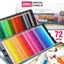 Bút chì màu gốc dầu cao cấp gỗ tự nhiên 24/36/48/72 Màu thích hợp cho vẽ chuyên nghiệp, thiết kế, phác họa