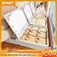 SUNNY Hộp đựng đồ để dưới gầm giường Nhựa Hộp Đựng Quần Áo Có Bánh Xe Đa Năng Hộp Lưu Trữ Có Nắp