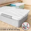 SUNNY Hộp đựng đồ để dưới gầm giường Nhựa Hộp Đựng Quần Áo Có Bánh Xe Đa Năng Hộp Lưu Trữ Có Nắp