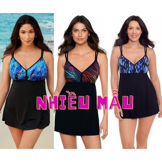 Size 10 (60-65kg) Váy bơi kín đáo che bụng, tôn dáng liền quần bơi nhiều mẫu cao cấp hàng VNXK