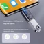 Bộ chuyển đổi OTG USB sang đầu đọc thẻ Type-C cho ô tô sạc nhanh 6A-SN