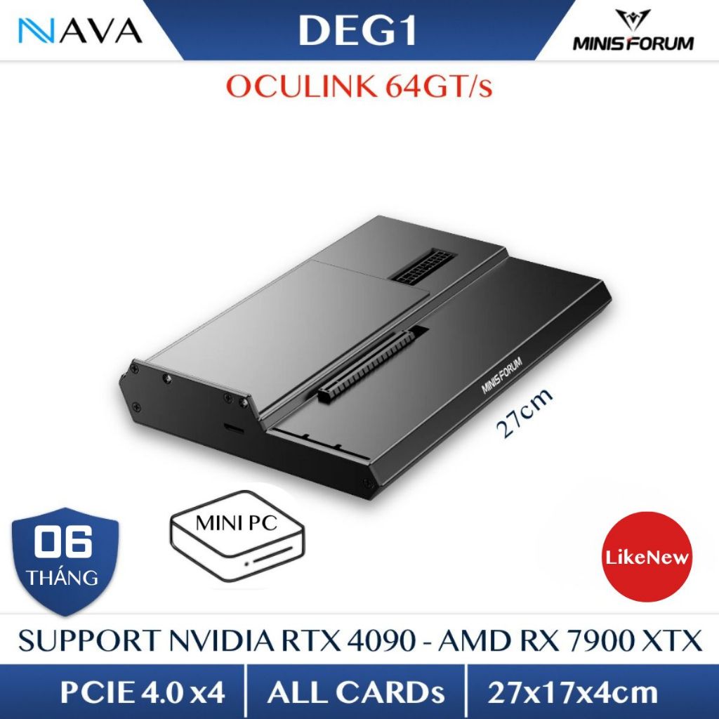 eGPU DEG1 Oculink Minisforum FullBox, Chưa Gồm Card Vga Và Nguồn PSU ...