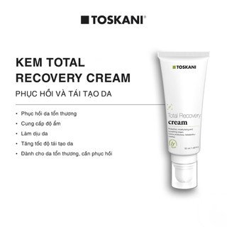 Kem và Gel Dưỡng Phục Hồi Và Làm Dịu Da Sau Treament Toskani Total Recovery Cream/Recovery Gel