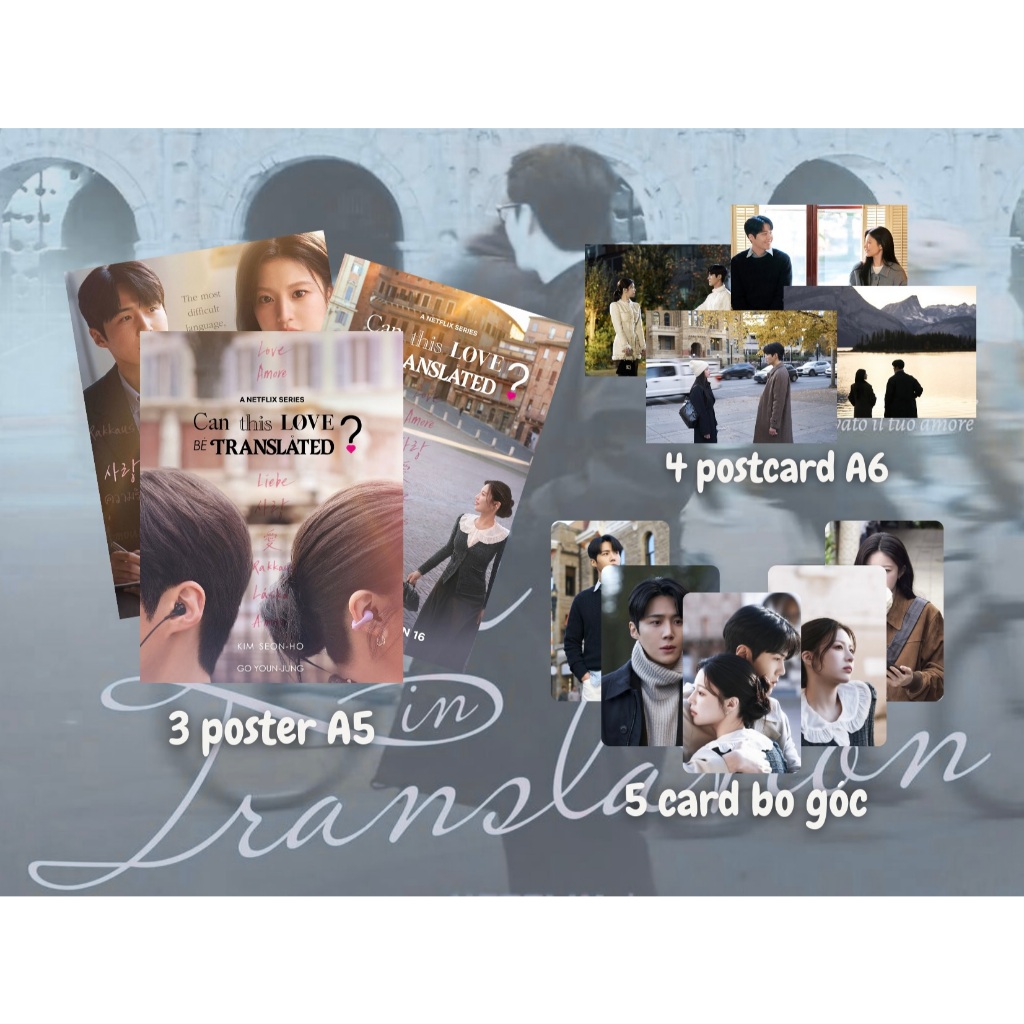 SET ảnh phim Can This Love Be Translated ? - Tiếng yêu này, anh dịch được không? Go Youn Jung , Kim Seon Ho