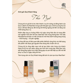 [Chính hãng] Tinh Dầu REAL MACADAMIA Chăm Sóc, Phục Hồi, Bảo Vệ Tóc  - 100ml/chai
