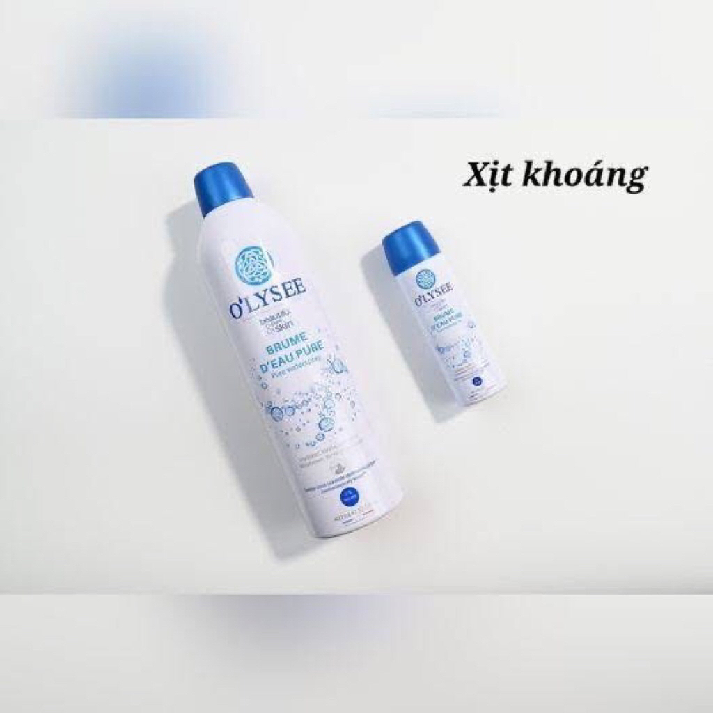 XỊT KHOÁNG OLYSÉE – LÀN SƯƠNG MÁT LÀNH CHO LÀN DA CĂNG MƯỚT