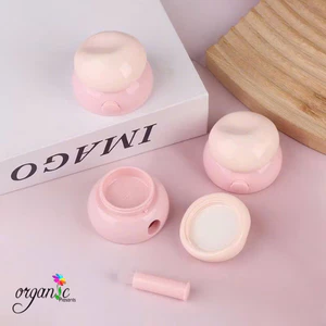 HŨ ĐỰNG SON NẤM HỒNG KÈM CỌ SILICONE