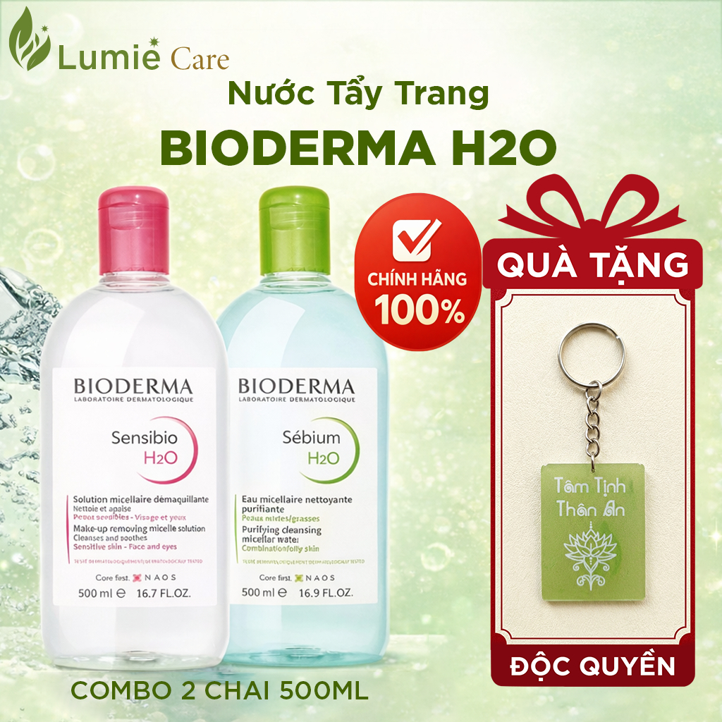 Nước Tẩy Trang Bioderma Cho Da Dầu & Hỗn Hợp - Hình Ảnh Thực Tế