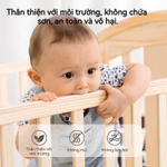 TableTrove nôi cho bé sơ sinh ngủ 3in1 Đa Năng Biến Thành Bàn Học & Nôi Đưa Điều Chỉnh Chiều giao Mosquito Netting — ảnh 6