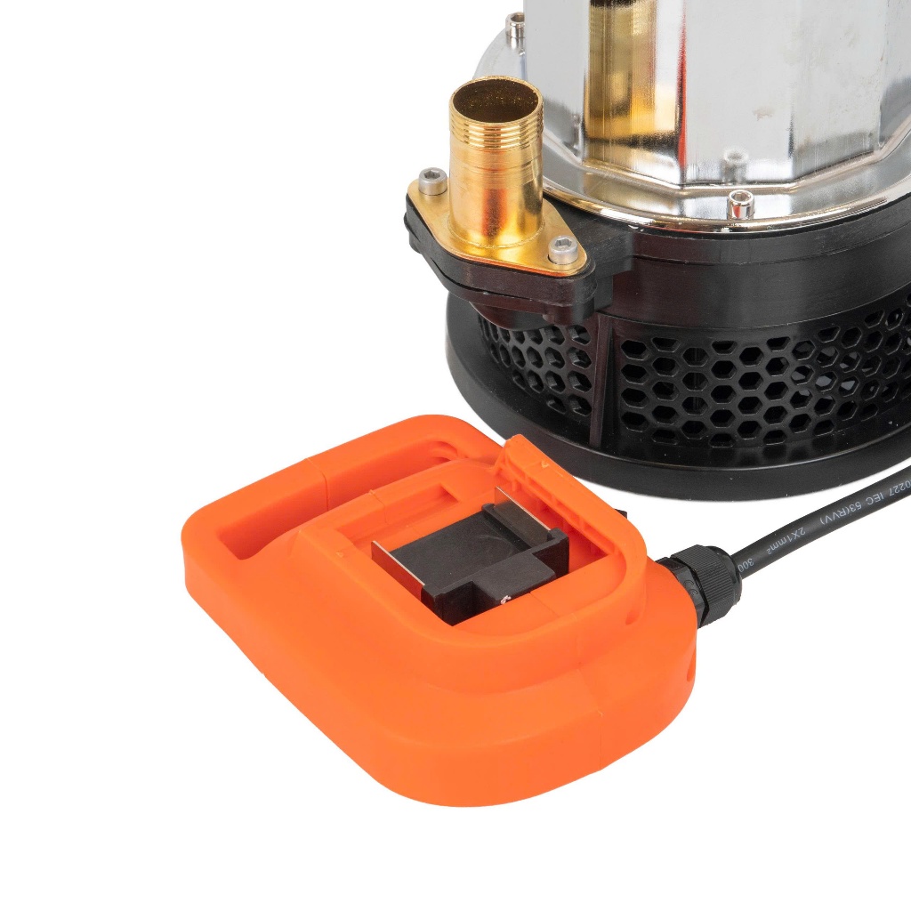 Máy bơm chìm 300w dùng pin HUKAN G2-BCP05M, Lưu lượng 5m3/h đẩy tối đa 16m, Đường kính đầu ra 25mm