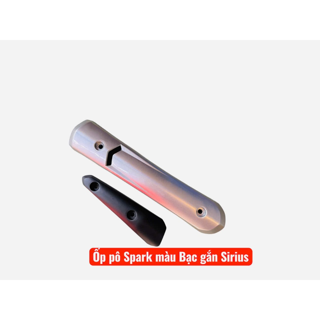Ốp Pô Spark màu Bạc gắn Sirius