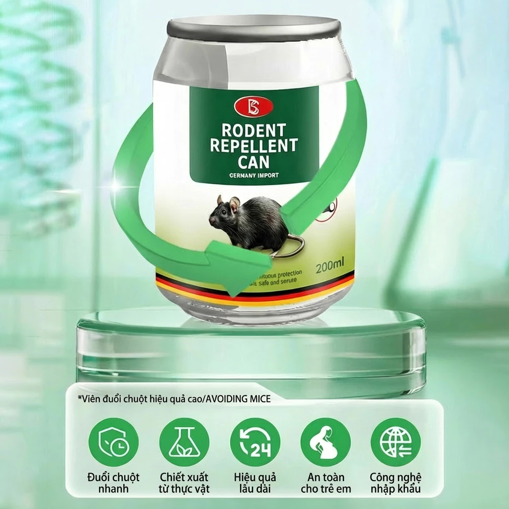 🐭 Mua 1 tặng 1! 🐭 Gel đuổi chuột, diệt chuột, thuốc đuổi chuột 200ml  Sản phẩm từ thiên nhiên, hiệu quả 24 giờ  An toàn,