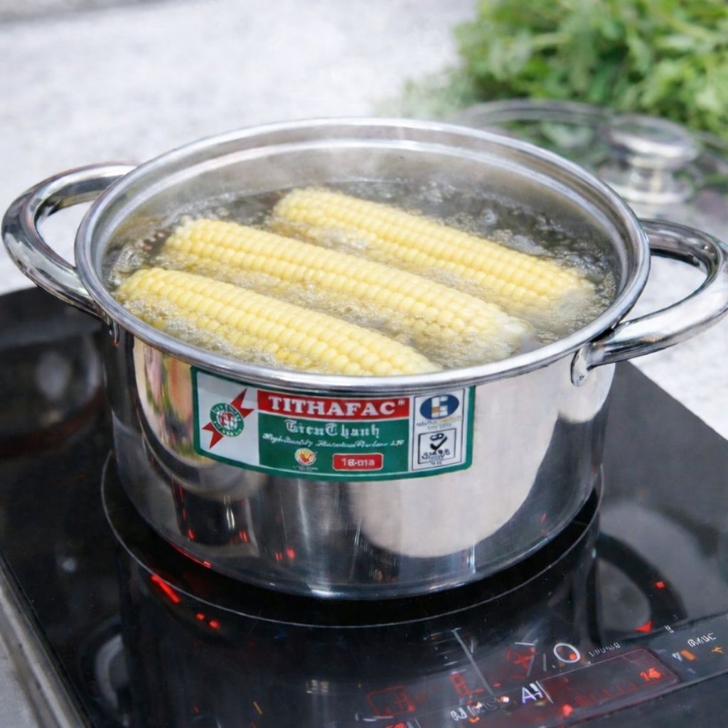 🍲 Nồi Inox Tithafac Dày Dặn Sáng Bóng Inox 430 🔥 Dùng Được Bếp Từ | Nồi Nấu Ăn Gia Đình Đủ Size | BigBuy360 - bigbuy360.vn
