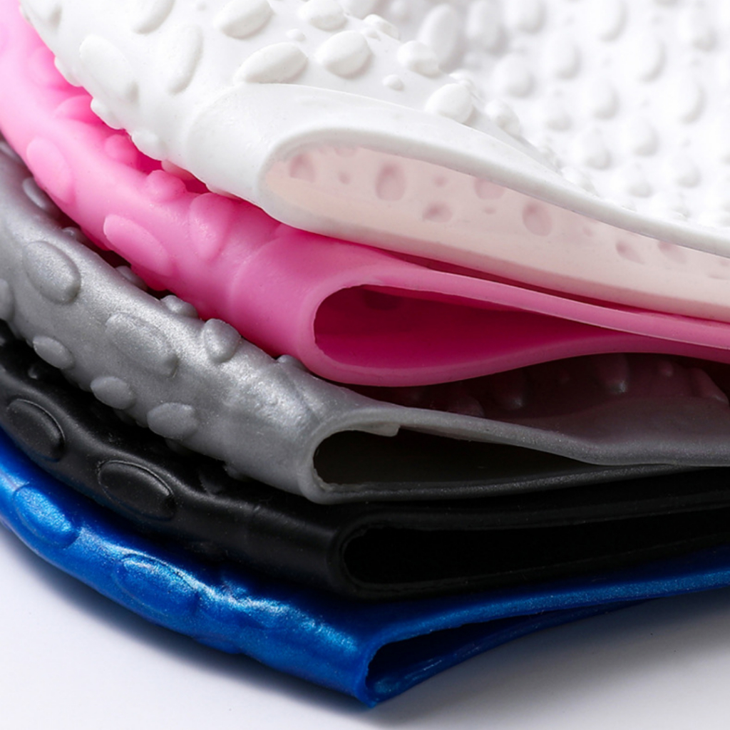 Mũ Bơi Nam Nữ Feike Silicone Có Gai, Nón Bơi Người Lớn Trùm Đầu Chất Liệu Silicon Cao Cấp Chống Nước